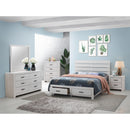 Coaster Furniture Brantford 207053M 6-Drawer Dresser with Mirror - Coastal White IMAGE 10