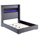  Size_Queen -- Coaster Furniture Tisdall Upholstered Panel Bed IMAGE 1