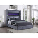  Size_Queen -- Coaster Furniture Tisdall Upholstered Panel Bed IMAGE 4