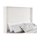  Size_Queen -- Coaster Furniture Natasha Upholstered Panel Bed IMAGE 5