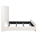  Size_King -- Natasha 306051KE 65-inch Upholstered Eastern King Wingback Bed - Cream IMAGE 5