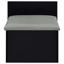  Coaster Furniture Danbury 930209 3-Drawer Makeup Vanity & Stool - Set Black High Gloss IMAGE 11