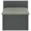  Coaster Furniture Danbury 930210 3-Drawer Makeup Vanity & Stool - Set Grey High Gloss IMAGE 11