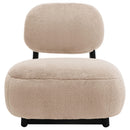  Coaster Furniture Duffie 903097 Upholstered Armless Accent Chair - Camel IMAGE 2