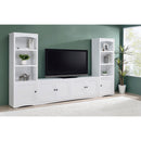 Coaster Furniture Laughlin 724113 4-door Engineered Wood 78-inch TV Stand - White IMAGE 12