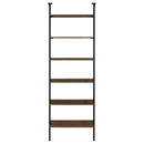 Coaster Furniture Owens 980072 96-inch 6-shelf Wall Bookshelf - Walnut IMAGE 6