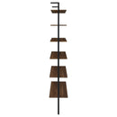  Coaster Furniture Owens 980072 96-inch 6-shelf Wall Bookshelf - Walnut IMAGE 8