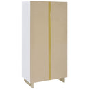  Coaster Furniture Dalton 980075 65-inch 6-shelf Bookcase - White and Distressed Pine IMAGE 4