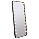  Coaster Furniture Canton 961577 32 x 71 Inch LED Standing Mirror with Speakers - Black IMAGE 3