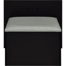  Coaster Furniture Flora 930219 2-drawer Vanity Set with LED Mirror - Black High Gloss IMAGE 14