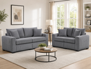 HH1124 Grey - Sofa & Loveseat Set