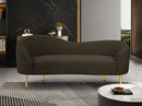 Meridian Ritz Boucle Fabric Upholstered 2PC Sofa & Loveseat