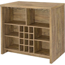  Coaster Furniture Topanga 182785 Engineered Wood Freestanding Home Bar - Mango IMAGE 6