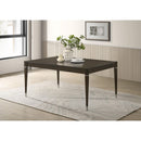  Coaster Furniture Reseda 193671 81-inch Extension Leaf Dining Table - Ash Brown IMAGE 3