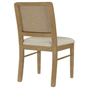  Coaster Furniture Arini 108932SWD Set of 2 Rattan Cane Dining Side Chair - Sand Wash IMAGE 8