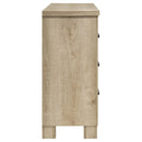  Coaster Furniture Oakglen 225103 6-drawer Dresser - Weathered Oak IMAGE 9