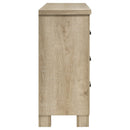  Coaster Furniture Oakglen 225103 6-drawer Dresser - Weathered Oak IMAGE 9