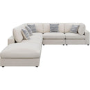  Coaster Furniture Serene 551321-SET 6 pc Upholstered Modular Sectional - Beige IMAGE 5