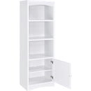 Coaster Furniture Laughlin 724113-SET 3-piece Entertainment Center TV Stand - White IMAGE 10