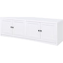  Coaster Furniture Laughlin 724113-SET 3-piece Entertainment Center TV Stand - White IMAGE 7
