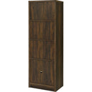  Coaster Furniture Laughlin 724124 3-shelf Engineered Wood Media Tower - Dark Pine IMAGE 9