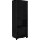 Coaster Furniture Jupiter 736303-SET 3-piece Entertainment Center 79-inch TV Stand - Black IMAGE 10