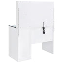  Coaster Furniture Flora 930218 2-drawer Vanity Set with LED Mirror - White High Gloss IMAGE 11
