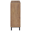  Coaster Furniture Teller 950421 2-door Shoe Storage Cabinet - Natural Oak IMAGE 9