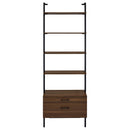  Coaster Furniture Owens 980074-S3 3-piece 96-inch Wall Mounted Bookshelf Set - Walnut IMAGE 5