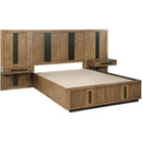  Size_King -- Terrace 224900KE-S3P King Wall Panel Storage Bed - Ash Brown IMAGE 1