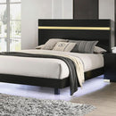  Color_Black/gold  Size_Full  -- Lillestrom FM7217BK-F-BED Full Bed IMAGE 4