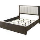  Size_King -- Furniture of America Lantrisant Panel Bed IMAGE 1