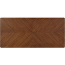  Furniture of America Hepburne FM34000WN-T Dining Table IMAGE 2