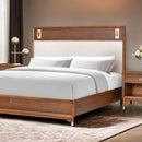  Size_Queen -- Hepburne FM74000WN-Q-BED Queen Bed IMAGE 1