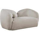  Manufacturer Color_Beige -- Meridian Elowen Stationary Loveseat IMAGE 1
