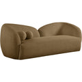  Manufacturer Color_Brown -- Elowen 91" Brown Fabric Upholstered Sofa IMAGE 1