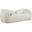  Manufacturer Color_Cream -- Elowen 91" Cream Fabric Upholstered Sofa IMAGE 1