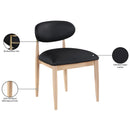  Color_Black -- Meridian Riccio Dining Chair IMAGE 9