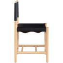  Meridian Rawlins Black Vegan Leather Upholstered Dining Chair IMAGE 4