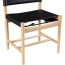  Meridian Rawlins Black Vegan Leather Upholstered Dining Chair IMAGE 7