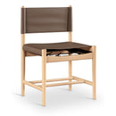  Meridian Rawlins Brown Vegan Leather Upholstered Dining Chair IMAGE 1