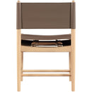  Meridian Rawlins Brown Vegan Leather Upholstered Dining Chair IMAGE 5
