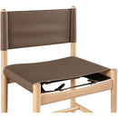  Meridian Rawlins Brown Vegan Leather Upholstered Dining Chair IMAGE 6