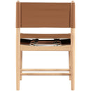  Color_Cognac -- Rawlins Cognac Vegan Leather Upholstered Dining Chair IMAGE 5
