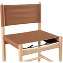  Color_Cognac -- Rawlins Cognac Vegan Leather Upholstered Dining Chair IMAGE 7