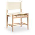  Color_Cream -- Rawlins Cream Vegan Leather Upholstered Dining Chair IMAGE 1