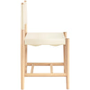  Color_Cream -- Rawlins Cream Vegan Leather Upholstered Dining Chair IMAGE 4