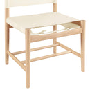  Color_Cream -- Rawlins Cream Vegan Leather Upholstered Dining Chair IMAGE 7