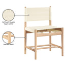  Color_Cream -- Rawlins Cream Vegan Leather Upholstered Dining Chair IMAGE 9