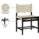  Meridian Rawlins Beige Vegan Leather Upholstered Dining Chair IMAGE 10